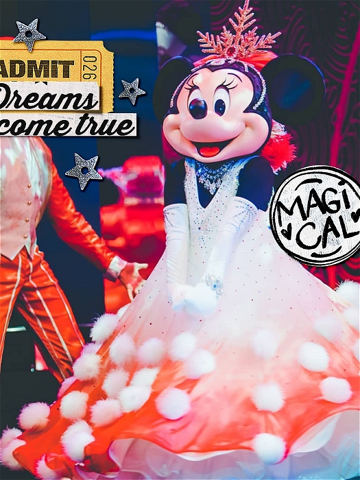 Minnie Mouse (right)