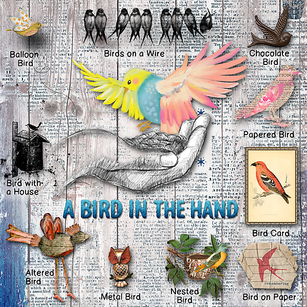 MOC 10 Day 19 - A Bird in the Hand