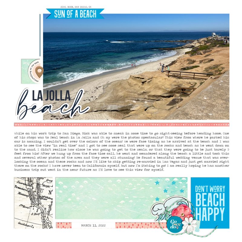 MOC 11 - Day 9 - Travel Related - La Jolla Beach