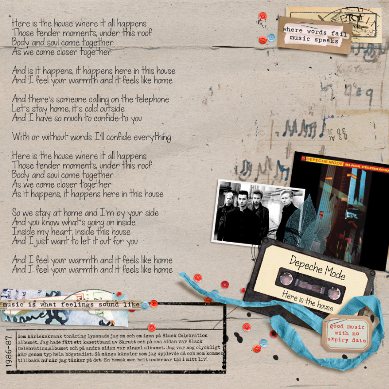 MOC 12 - Day 29 - Song Lyrics
