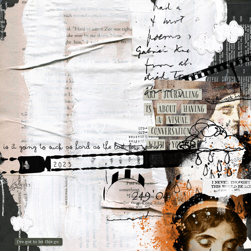 MOC 2023 Day 2 Art Journaling