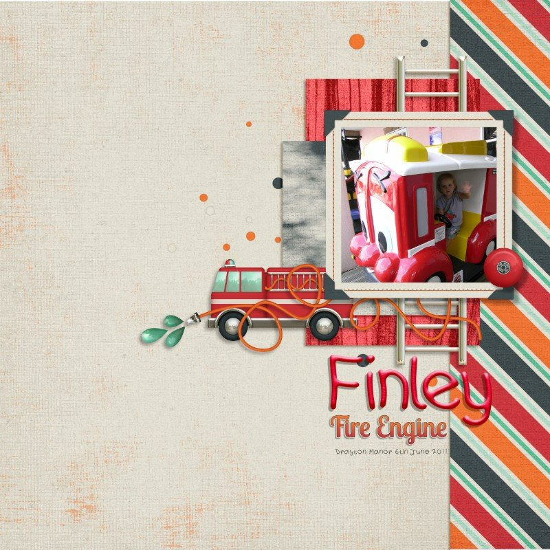 MOC 2026 Day 15 - Finley the Fire Engine.