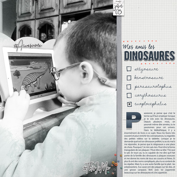 MOC 5 | day 10 : Mes amis les dinosaures