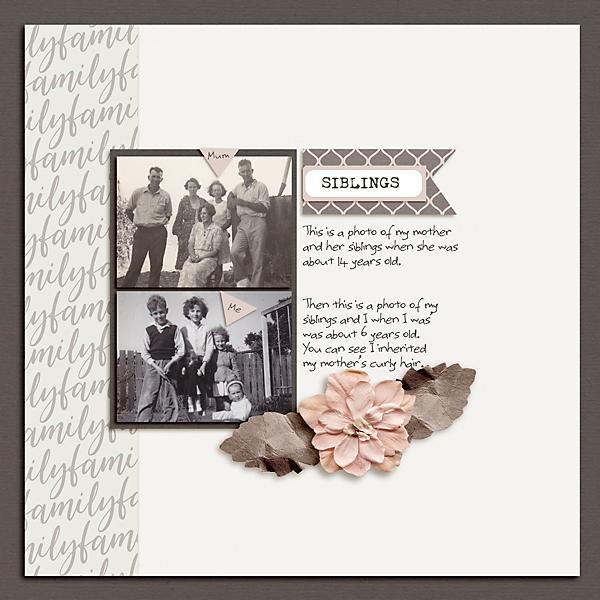 MOC 6 - Generations/family Connection - Siblings