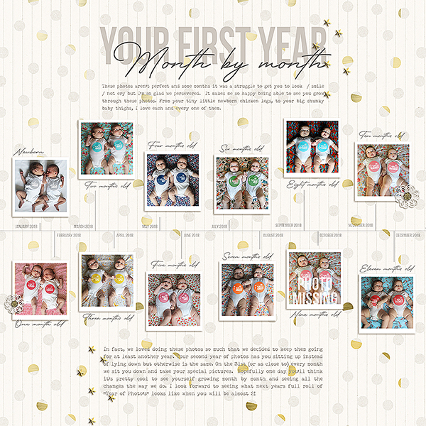MOC 8.20  - Your First Year, Month By Month