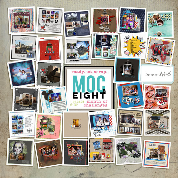 MOC 8 - 31 days of challenges Collage