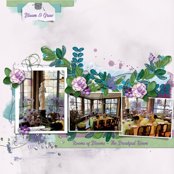 MOC 9-18 Rooms Of Blooms - The Breakfast Room