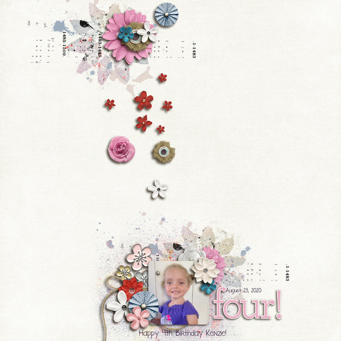 MOC 9 Day 4 - Flowers - Four years old