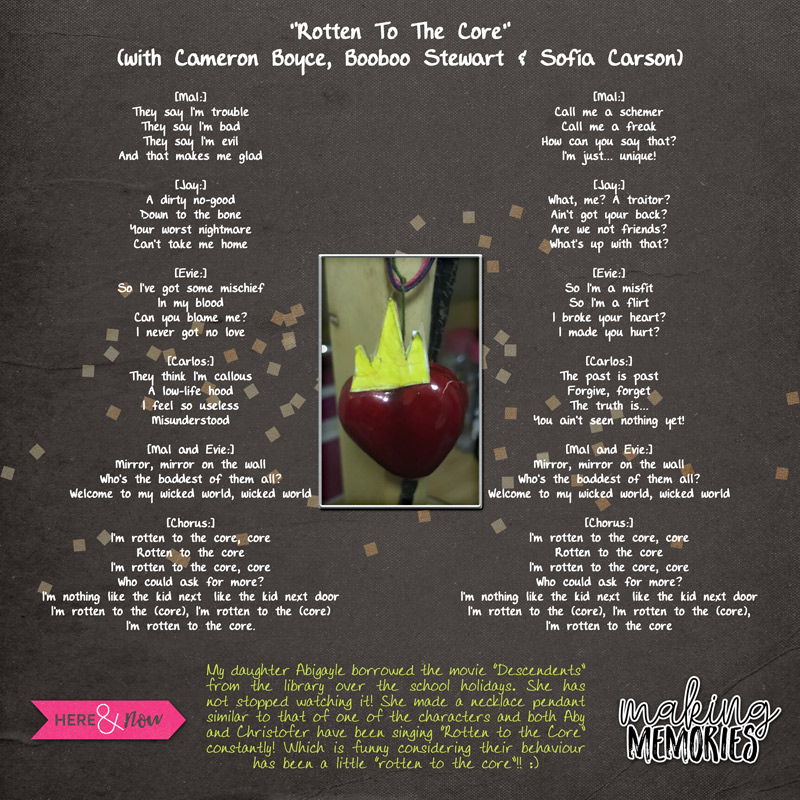 MOC Day 21 - song lyric