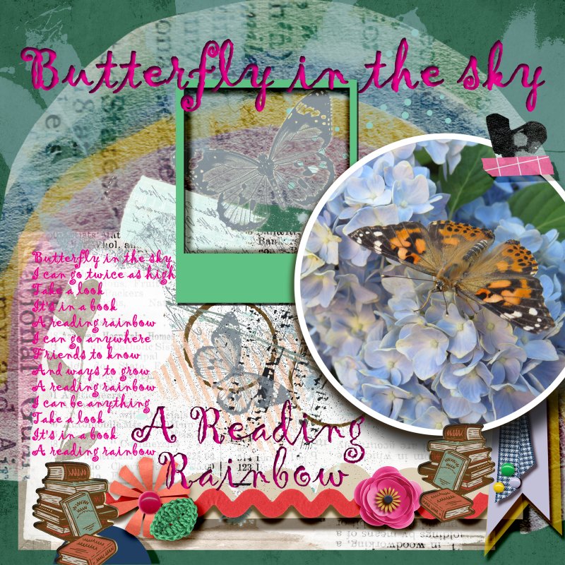 MOC Day 27 Template Fill A Page Challenge Reading Rainbow Take 2