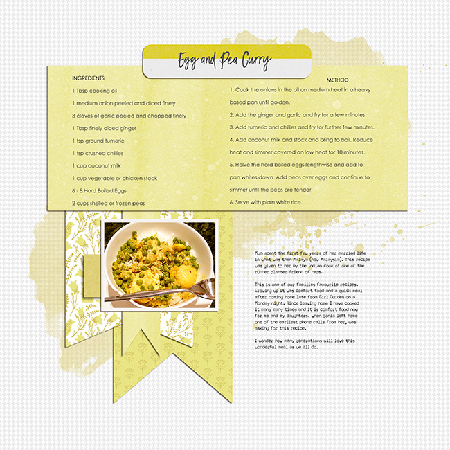MOC Day 7 Heirloom Recipe