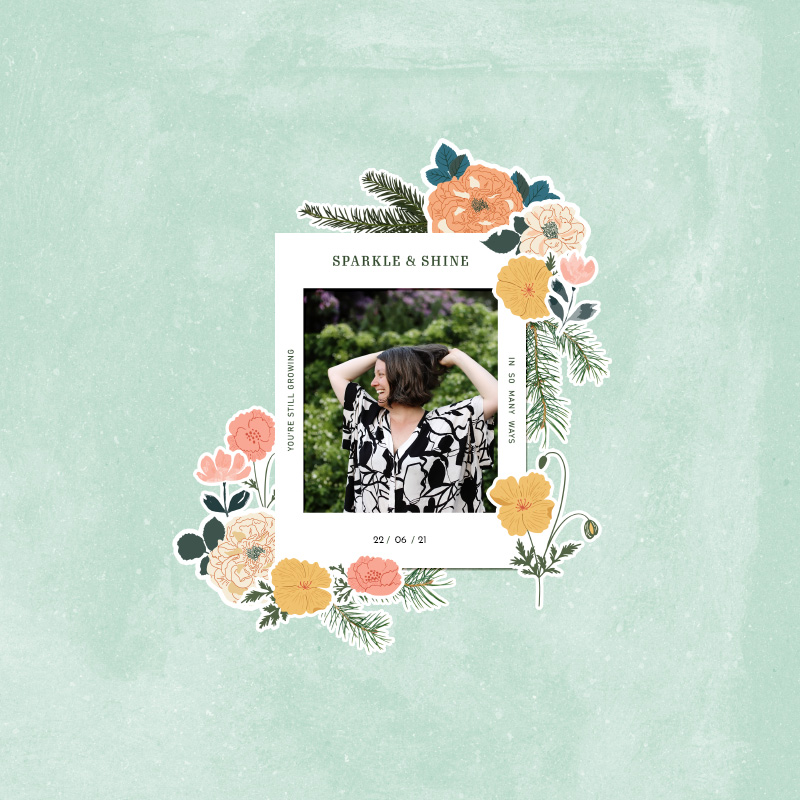 MOC10 - Day 8: Florals, Foliage and Frame