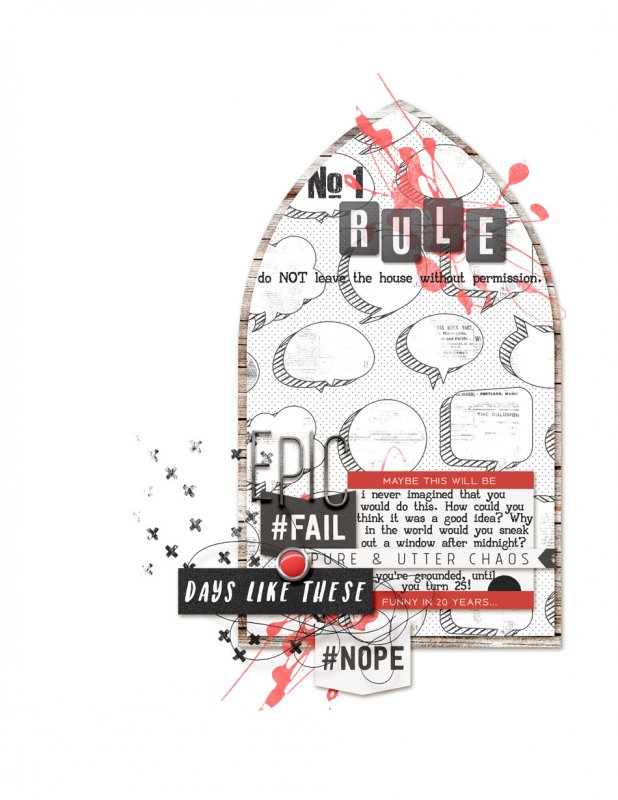 MOC5- Day 30- Arch/art journaling -No. 1 Rule