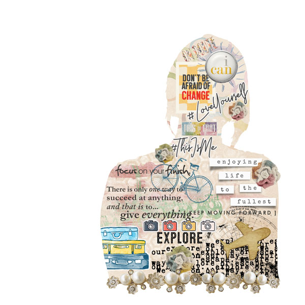 MOC7 Day 11 Art Journaling - What's On The INside EllenR