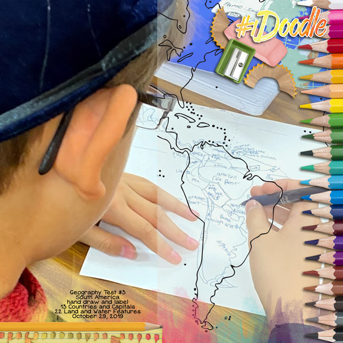 MOC8 - Day 15 Doodling South America
