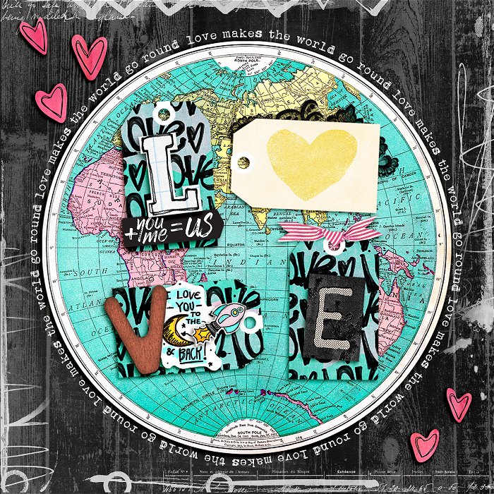 MOC8 Day10 - Love Makes The World Go Round