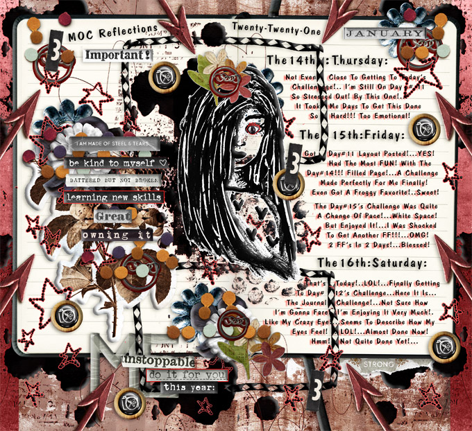 MOC9-Day #12-Art Journaling Diary-Reflections On MOC9