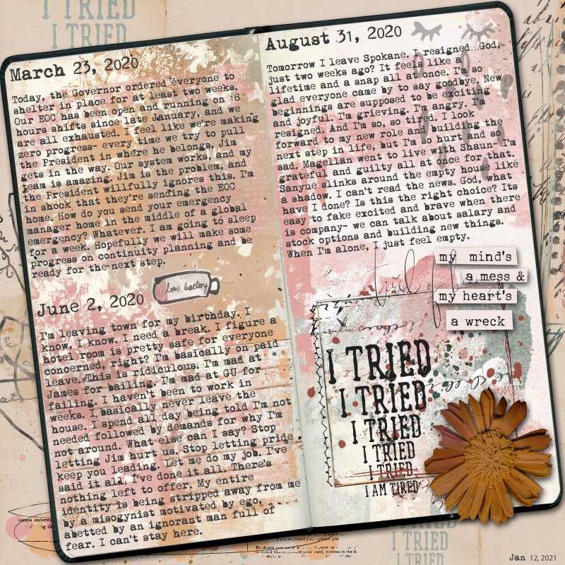 MOC9 Day 12: Art Journaling Diary