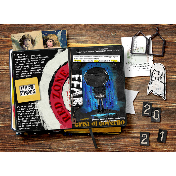 MOC9 Day12 - Art Journaling January