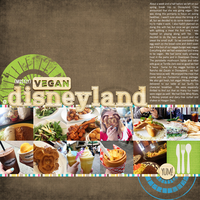 {mostly} vegan @disneyland