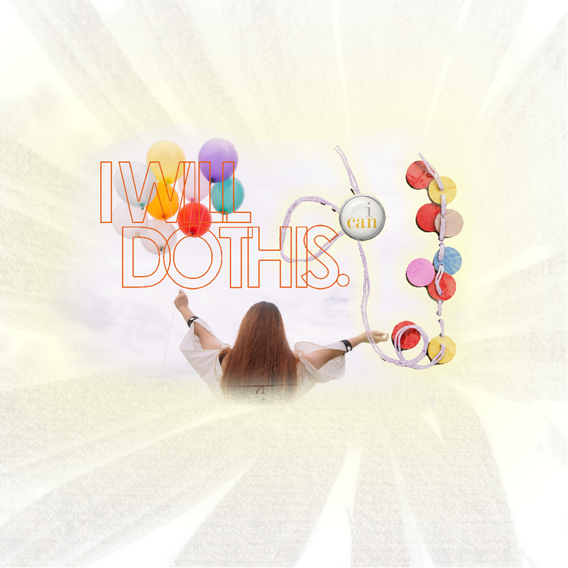 Motivational Positive Photo Focus-Minimalist Style-Can Do