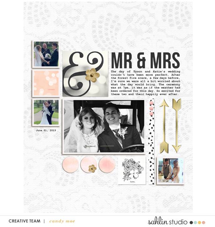 Mr & Mrs - July Template Freebie