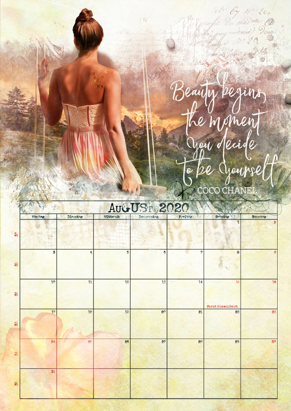 My August page - Beauty begins...