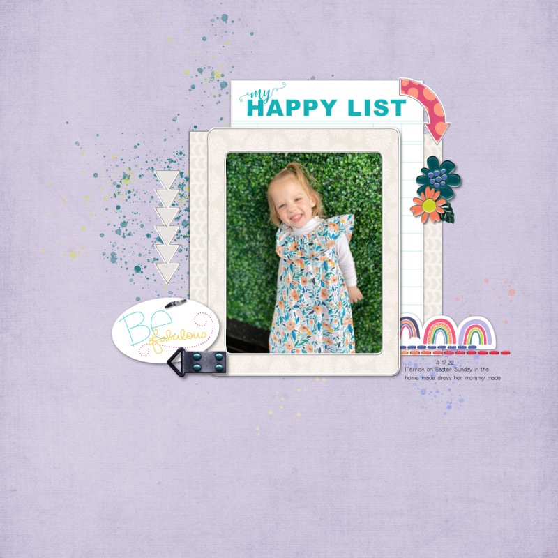 My happy lists