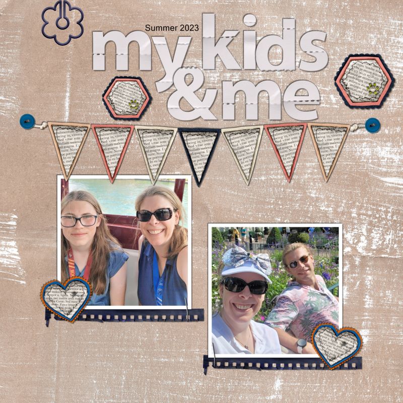 My kids and me