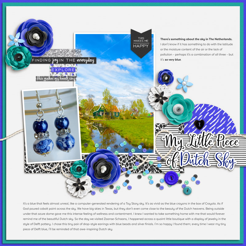 My Little Piece of Dutch Sky (MOC5 #8) - Jewelry Album