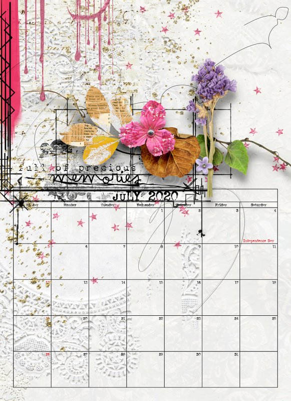 NBK Design Calendar - July 2020