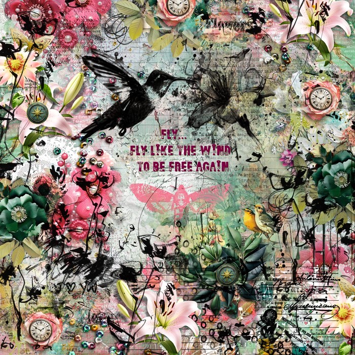 NBK Design-September 2024-Embellishment Challenge-Fly Free