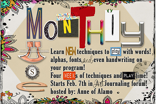 New MOnthly Muse-Playing with Words and MORE