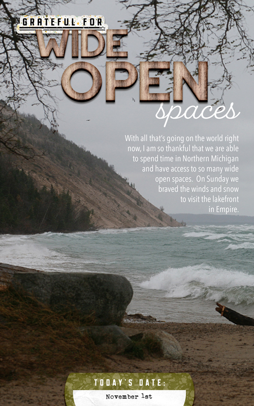 Nov 1st - 30 days of Thankful