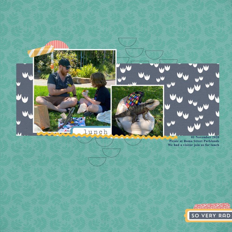 Nov Scraplift Challenge - Lunchtime Visitor