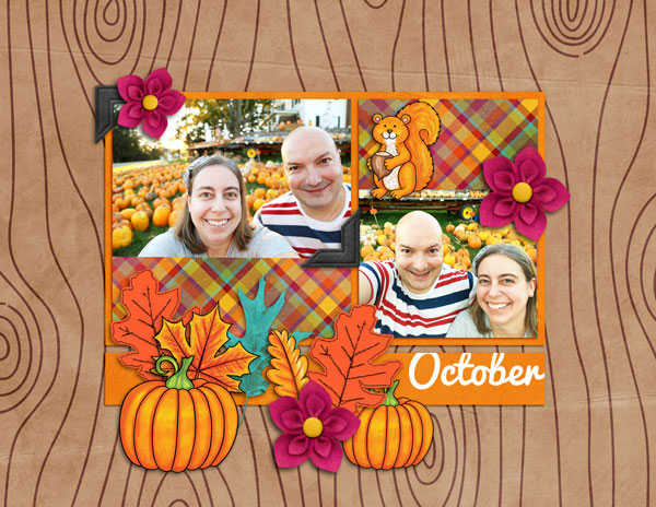 October 2017 calendar topper