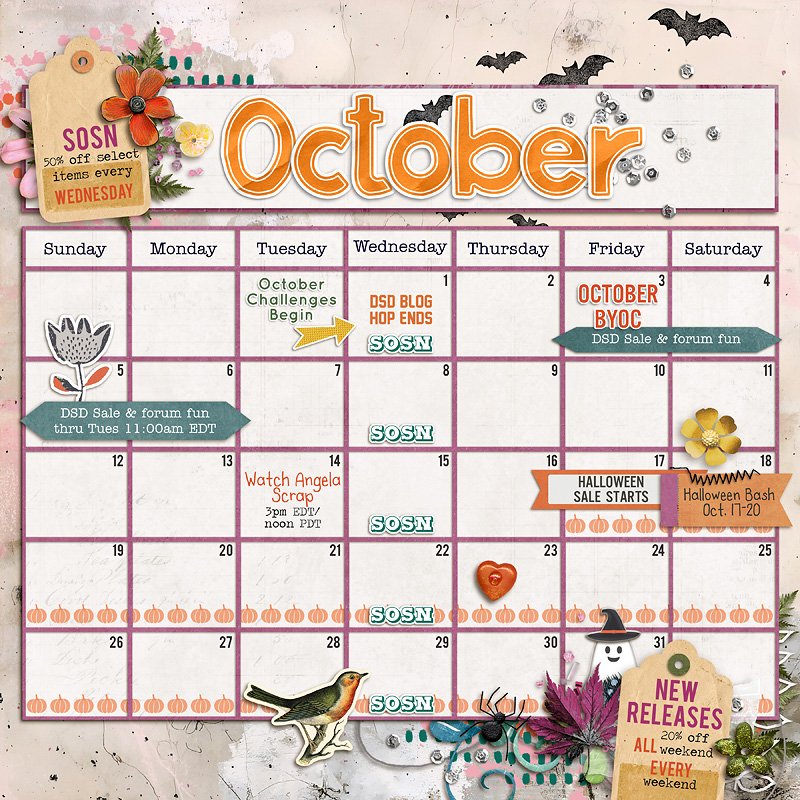 October 2025 Calendar