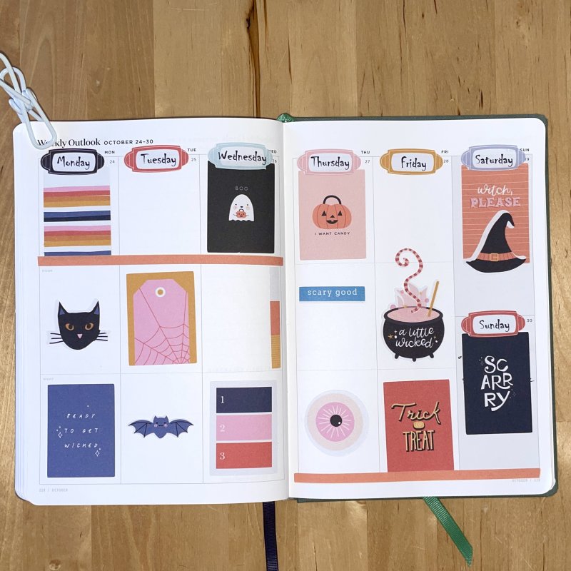 October 24 planner