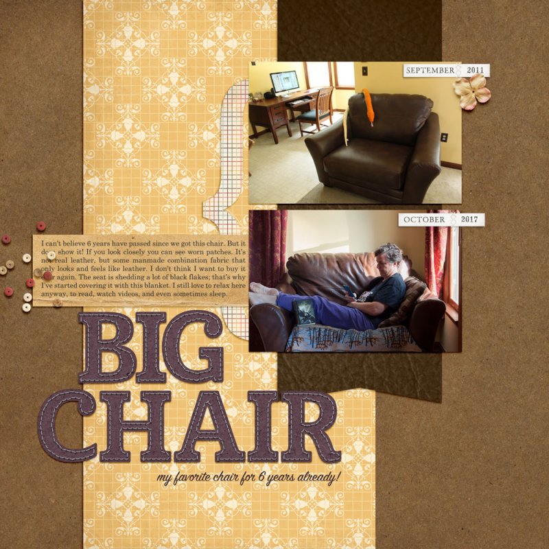 October challenge - Big Chair