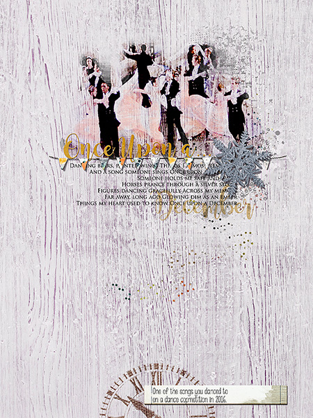 Once upon a December - Inspiration Challenge - Song Lyrics