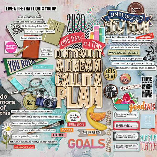 One Day At A Time [MOC8 January 11: 2020 Vision Board]