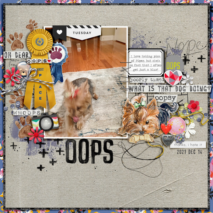 Oops [MOC10 January 20: Scrap A Bad Photo]