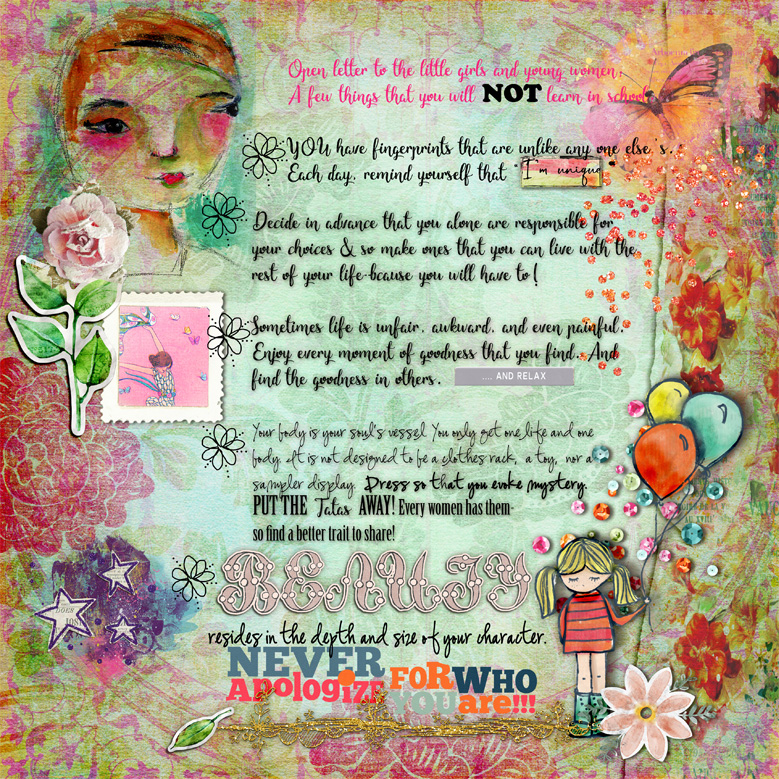 Open Letter to Young Women and Girls