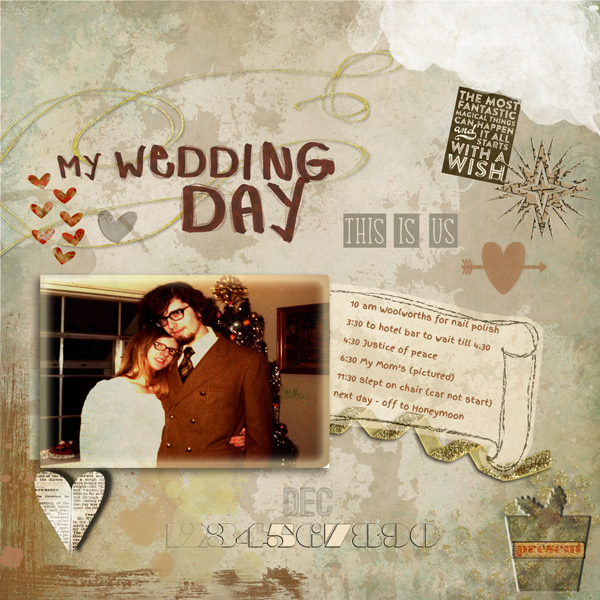 our wedding day