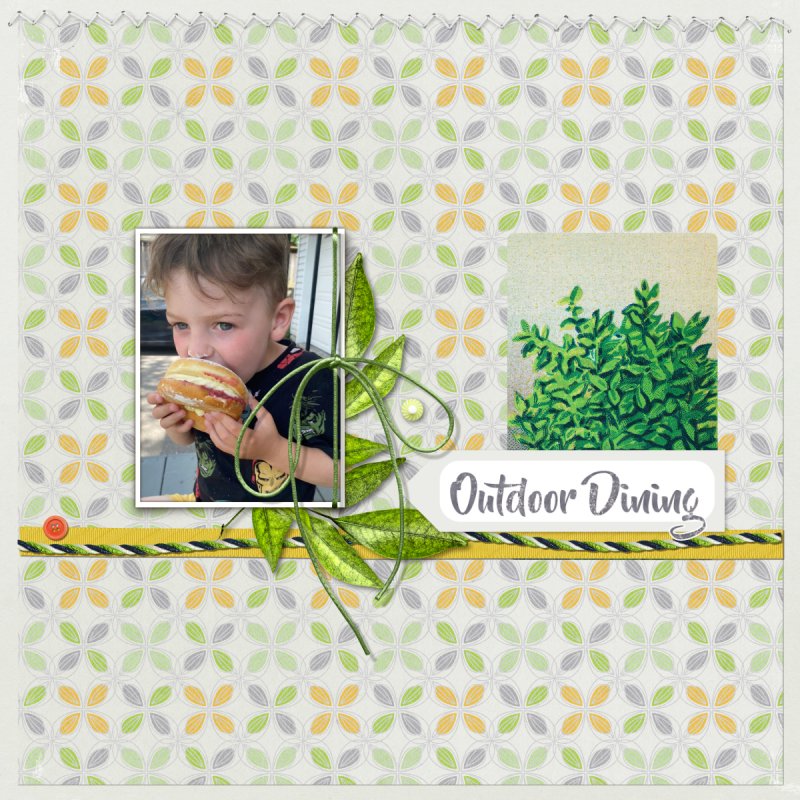Outside dining