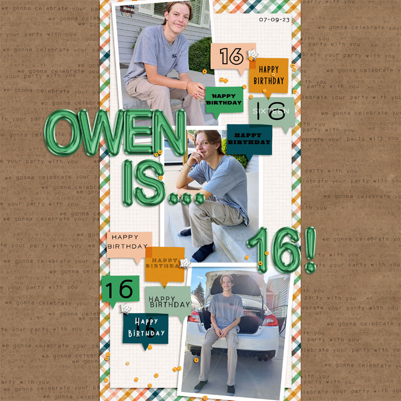 Owen Is 16!