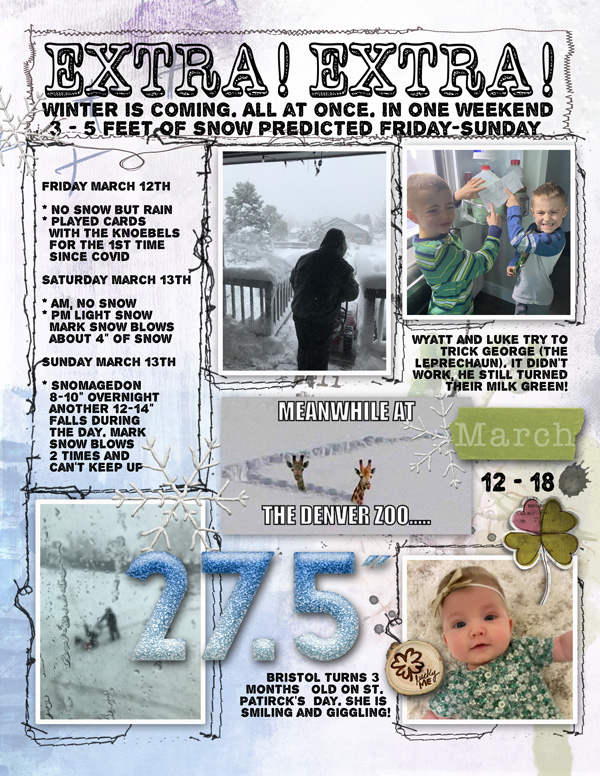P365 March week 3 SNOWMAGEDON!