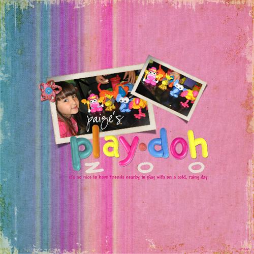 Paige's Playdoh Zoo