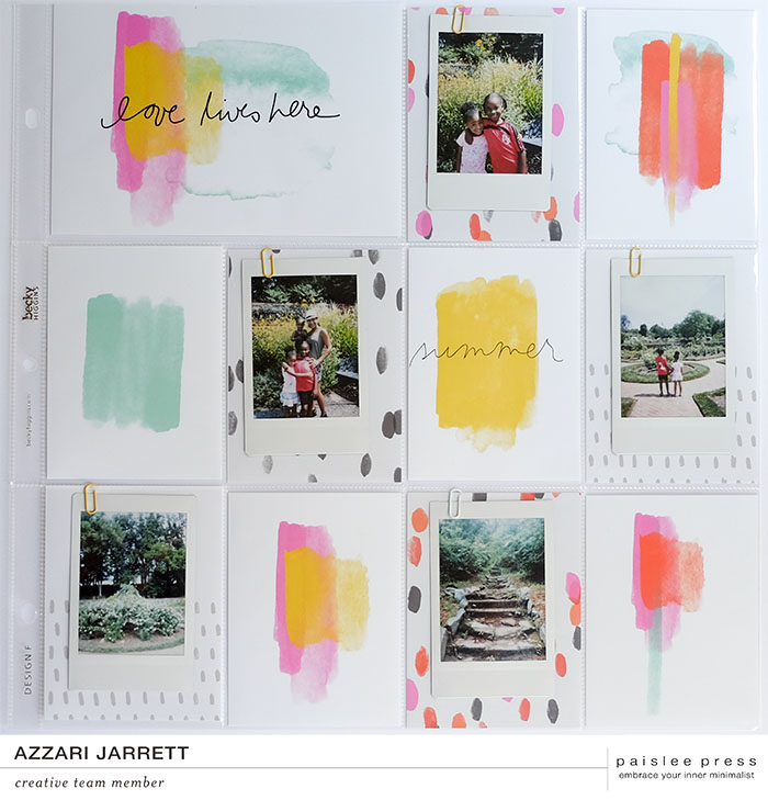 Paislee Press Artist Layout