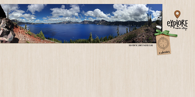 Pano Of Crater Lake